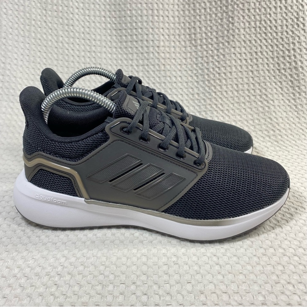 NEW adidas EQ19 Run Black White Running Jogging Sports Sneakers Shoes; Women’s 7